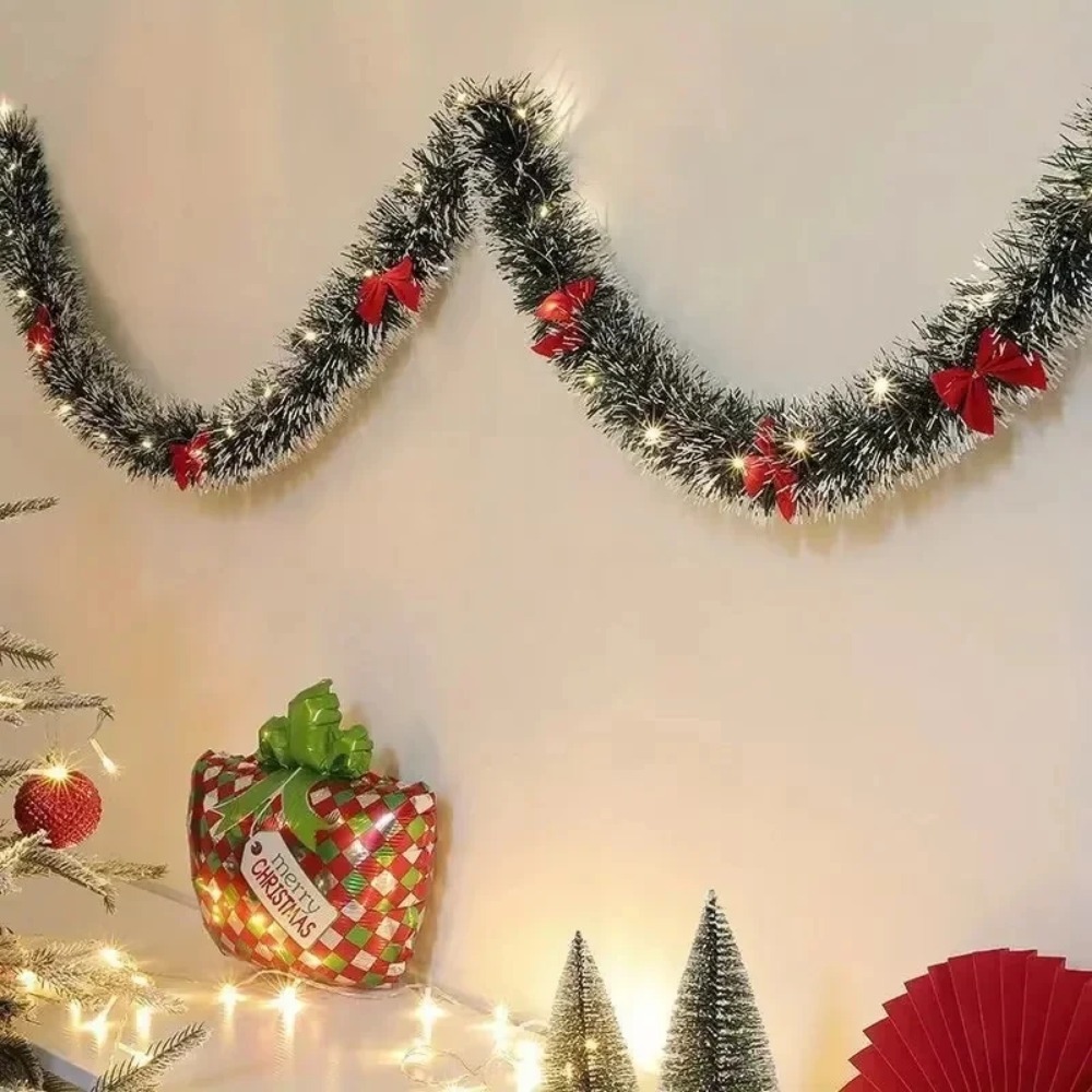 Led Fairy String Lights - 크리스마스 테슬 가랜드 인공 크리스마스 가랜드