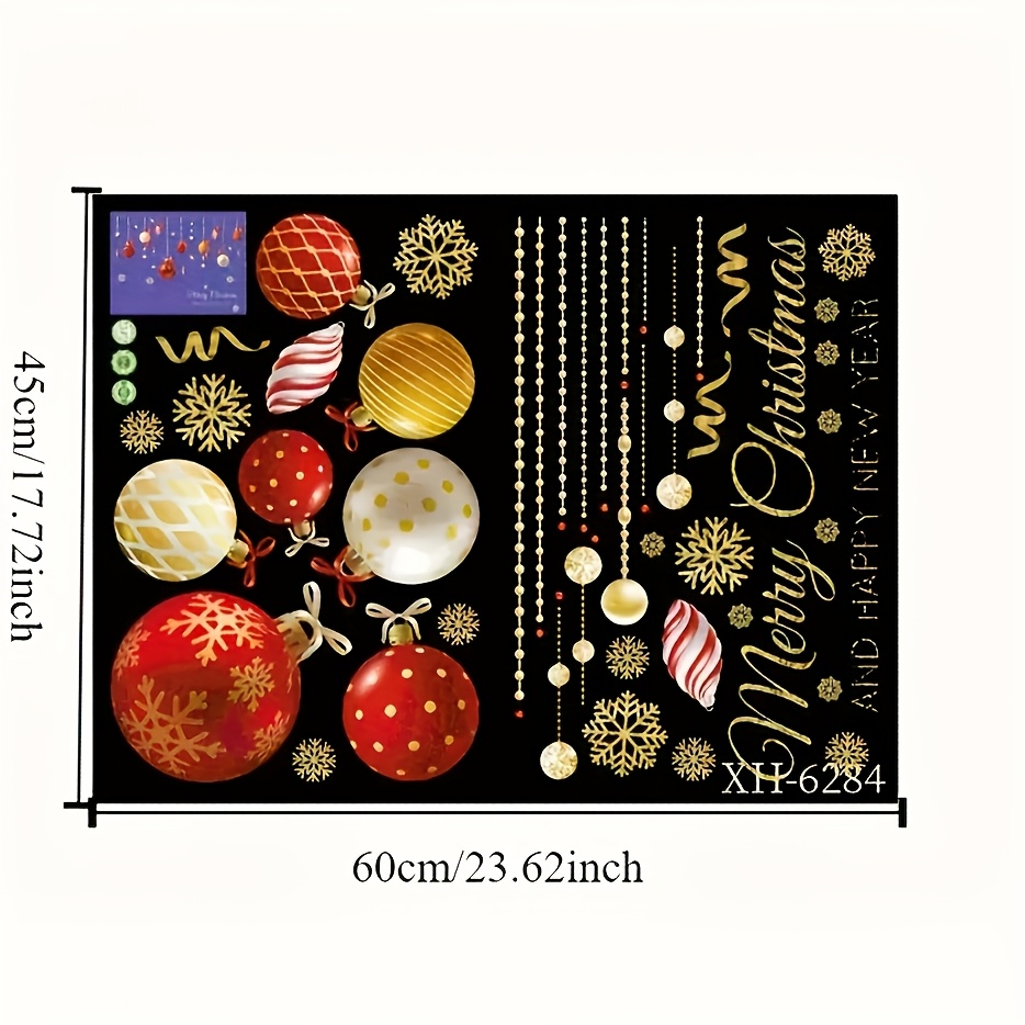 1개 재사용 가능한 창문 스티커 - 만화 눈송이 & 메 - Snowflake Window Decal 리뷰 및 가격