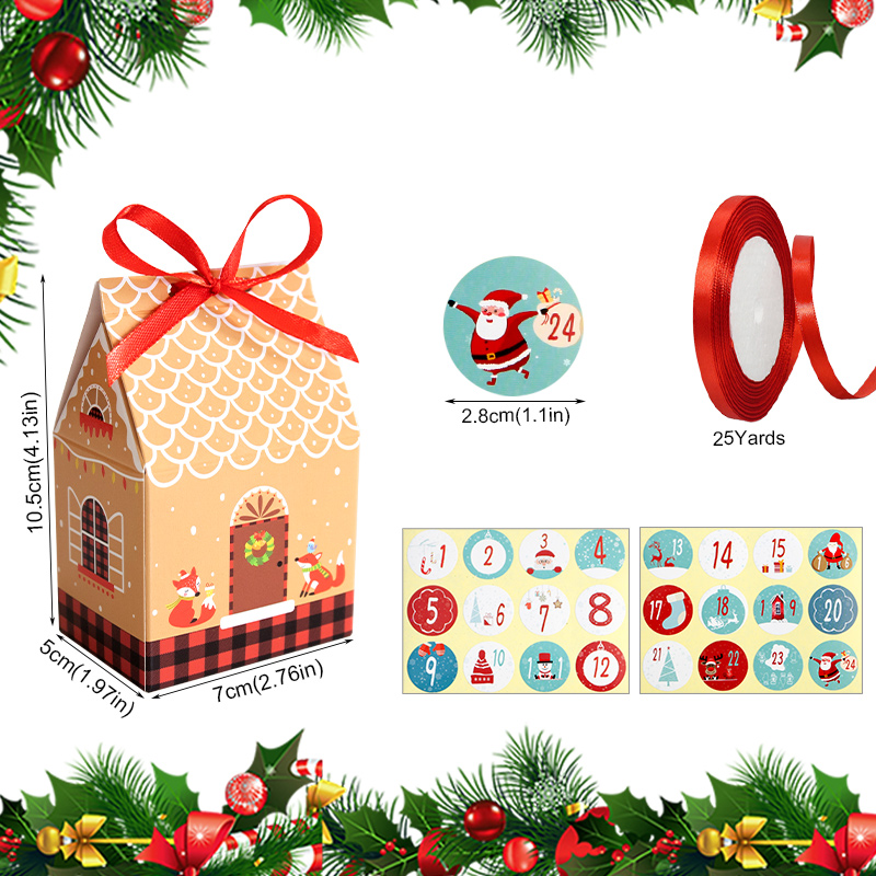 24세트 크리스마스 어드벤트 캘린더 진저브레드 하우스  - Advent Calendar Gift 리뷰 및 가격