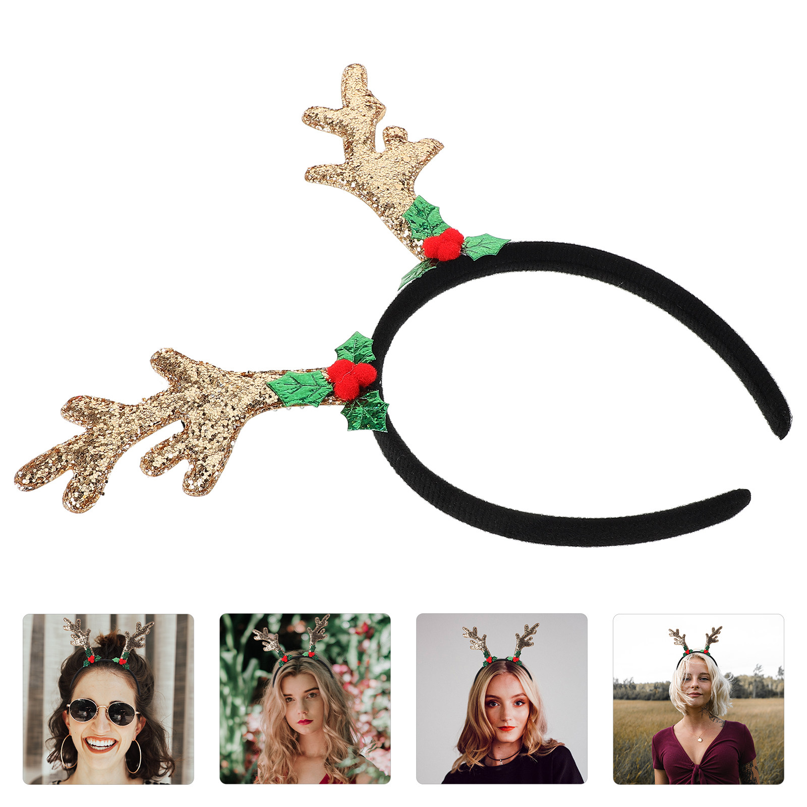 순록 뿔 머리띠 여성 청소년 소녀 크리스마스 파티 코스 - Reindeer Antlers Headband 리뷰 및 가격
