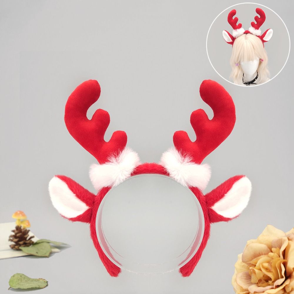 현실적인 플러시 뿔 머리띠 귀여운 축제 디자인 사슴 귀 - Reindeer Antlers Headband 리뷰 및 가격