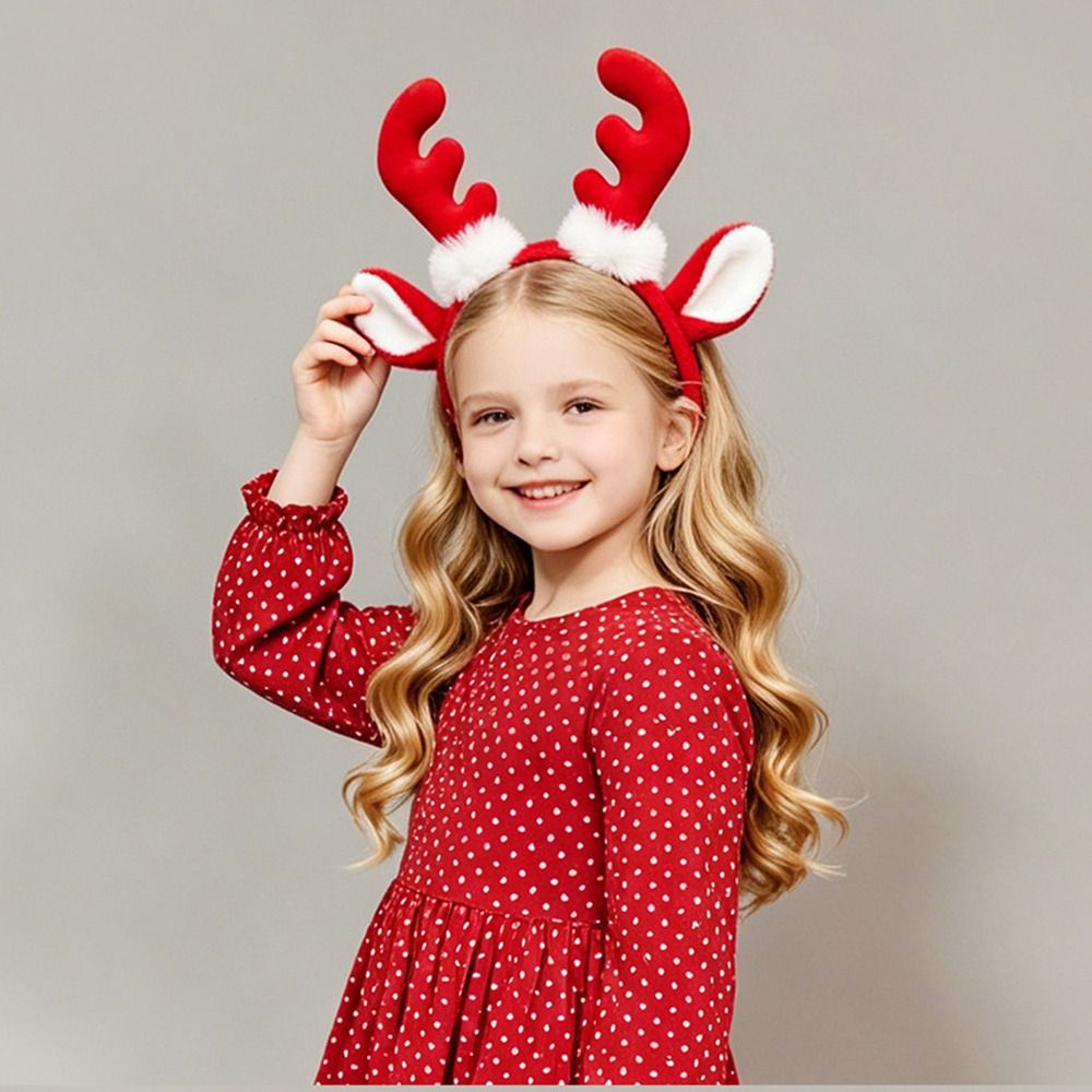 리얼한 뿔 모양 머리띠 귀여운 부드러운 원단의 순록 머 - Reindeer Antlers Headband 리뷰 및 가격