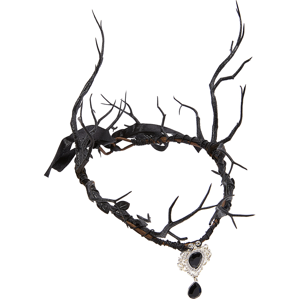 블랙 페어리 헤드피스 다크 레인디어 우드랜드 엘프 뿔  - Reindeer Antlers Headband 리뷰 및 가격