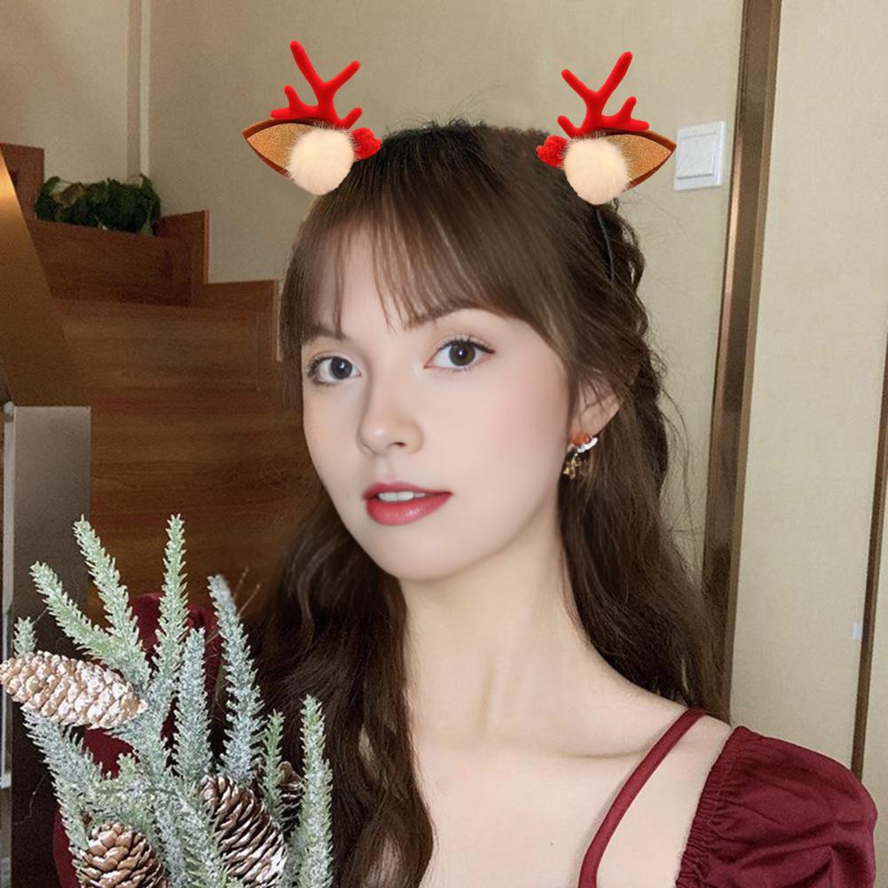 순록 뿔 클립, 폼폼이 달린 순록 뿔 헤어 클립, 크리 - Reindeer Antlers Headband 리뷰 및 가격
