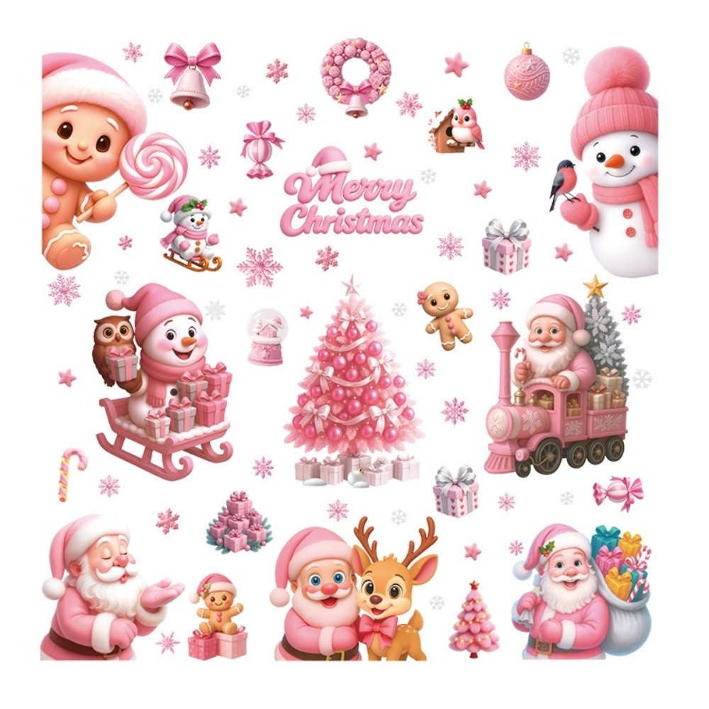 이동식 PVC 창 스티커 눈송이 산타 클로스 크리스마스 - Snowflake Window Decal 리뷰 및 가격