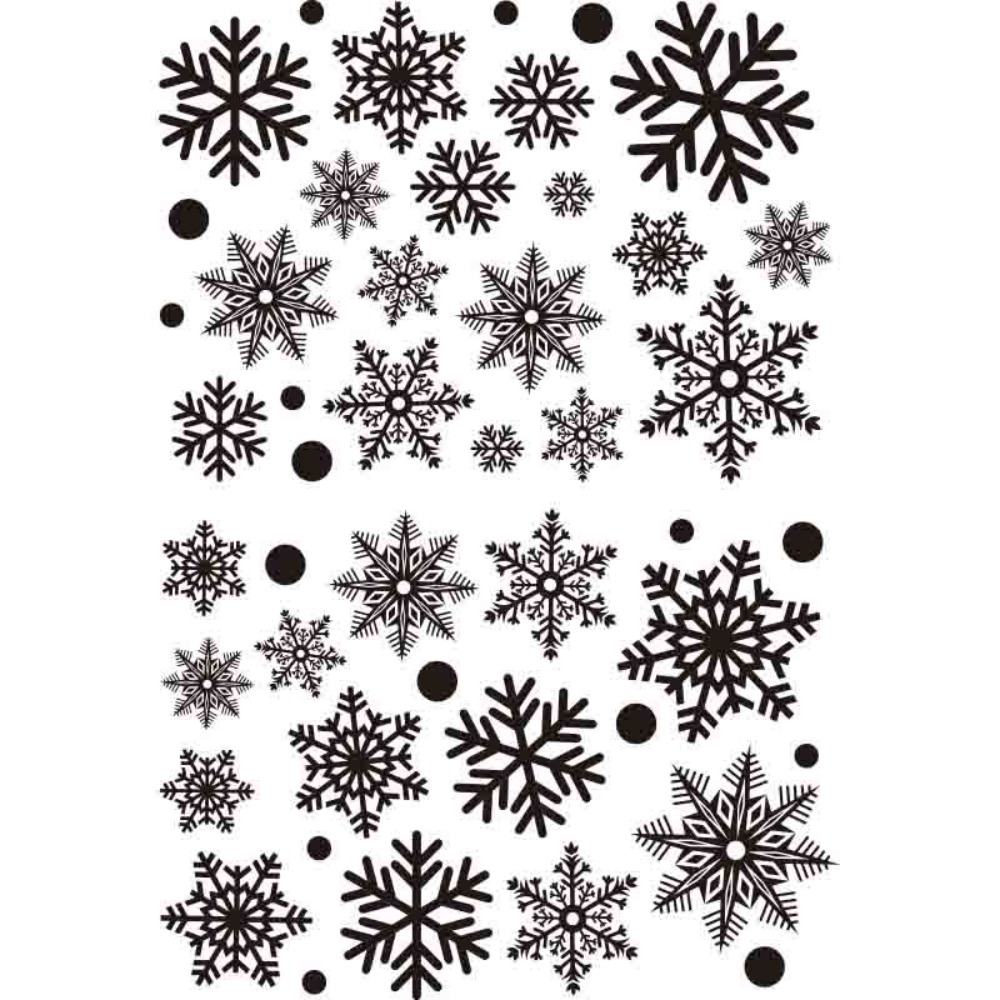30개 PVC 크리스마스 눈송이 스티커 흰색 눈송이 정 - Snowflake Window Decal 리뷰 및 가격