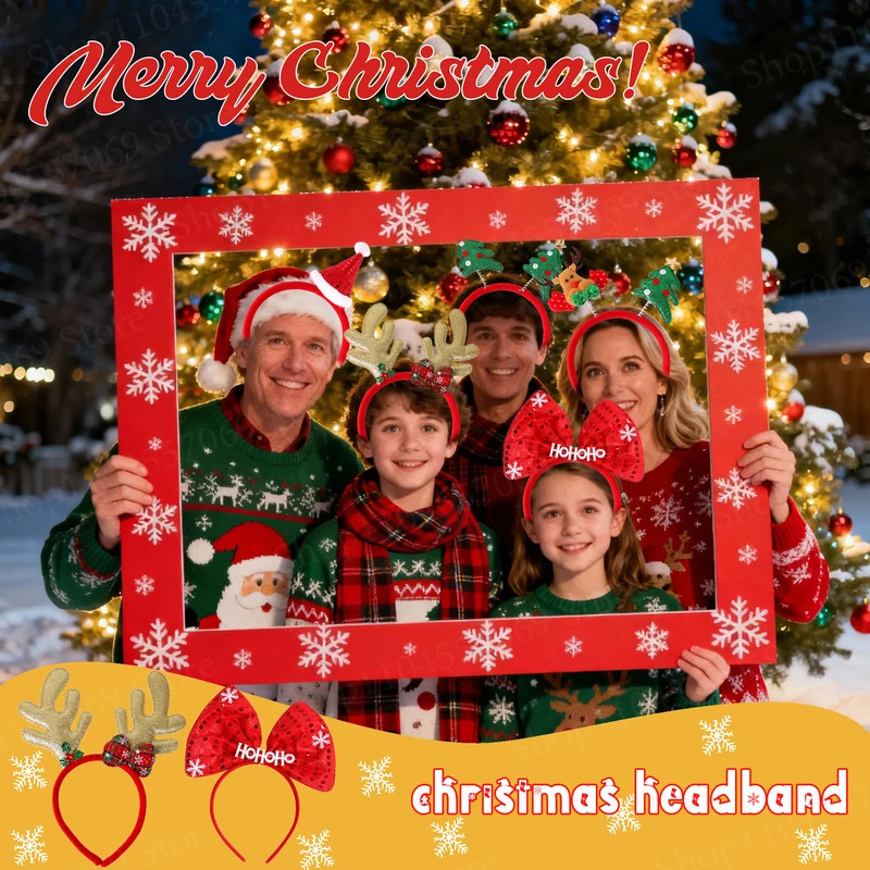 12-120개 크리스마스 머리띠 크리스마스 파티 장식품 - Reindeer Antlers Headband 리뷰 및 가격