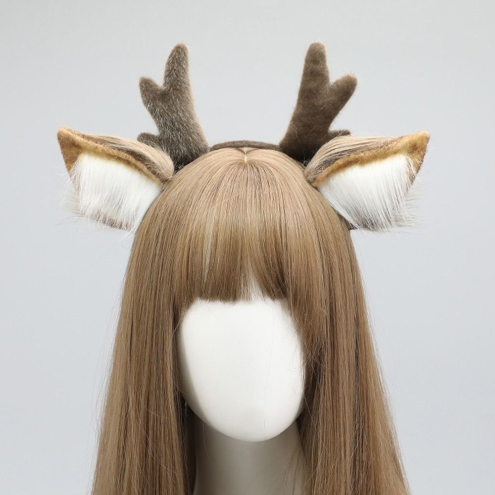 유니섹스 사슴 귀 루돌프 뿔 머리띠 파티 헤드피스 축제 - Reindeer Antlers Headband 리뷰 및 가격