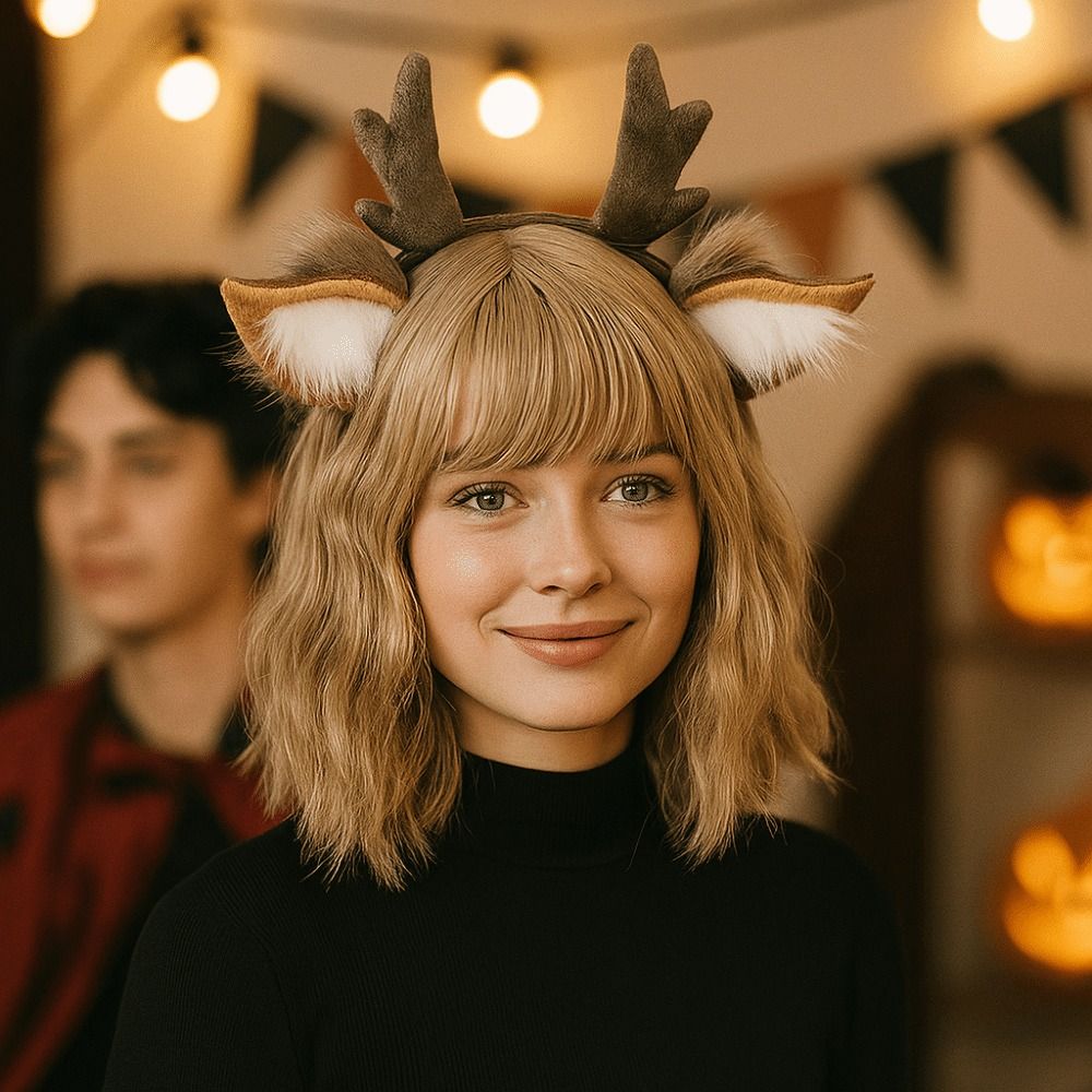 유니섹스 사슴 귀 루돌프 뿔 머리띠 파티 헤드피스 축제 - Reindeer Antlers Headband 리뷰 및 가격