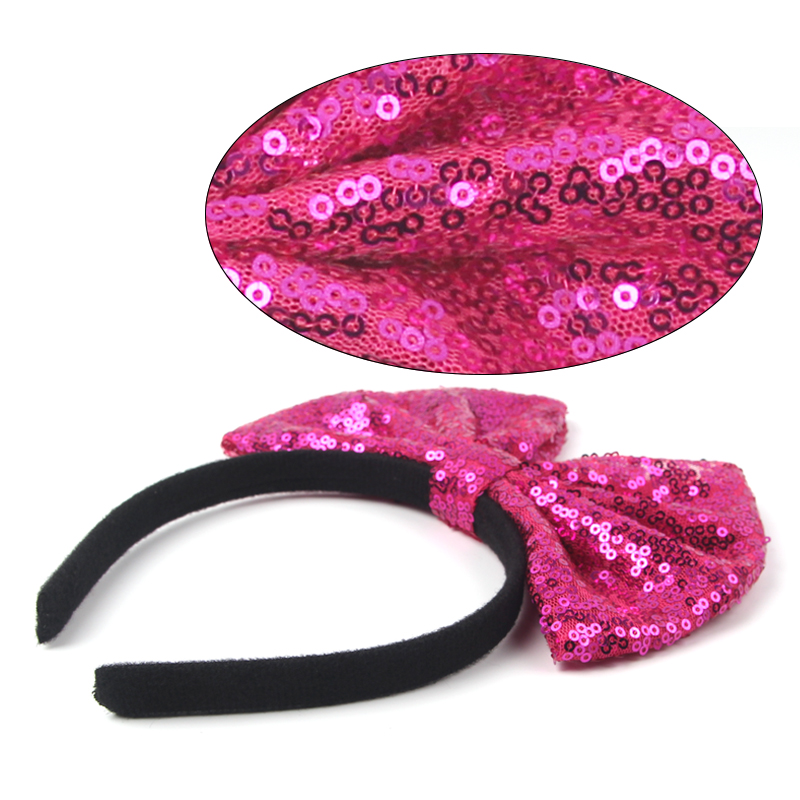 1pcs 세련된 활 머리띠 간단하고 반짝 이는 액세서리 - Ribbon Bow Gift 리뷰 및 가격